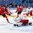 BUFFALO, NEW YORK - DECEMBER 26: Switzerland's Valentin Nussbaumer #18 scores a goal against Belarus goalie Andrei Grischenko #20 during the preliminary round of the 2018 IIHF World Junior Championship. (Photo by Andrea Cardin/HHOF-IIHF Images)

